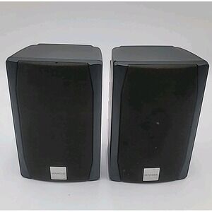 Kenwood Surround Sound Rear Speakers KS-203HT 2 Piece Set Works CRACKED PLASTIC